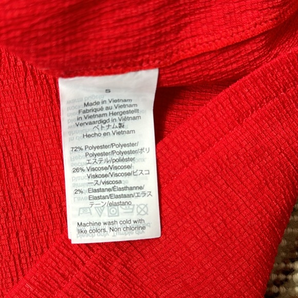 Madewell Texture & Thread Peasant Top | Size S | Red - Picture 8 of 12